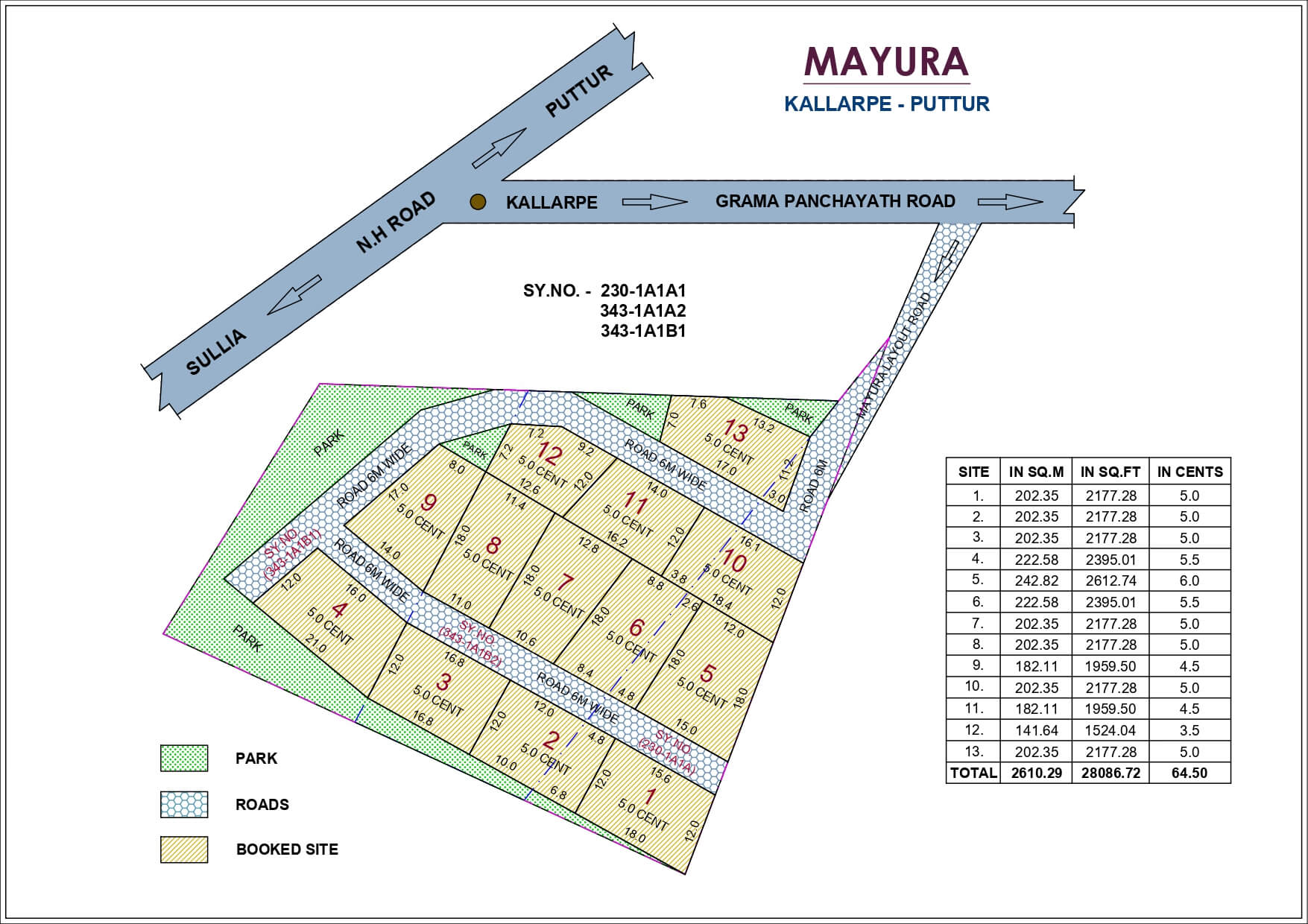 Mayura Layout- Plan